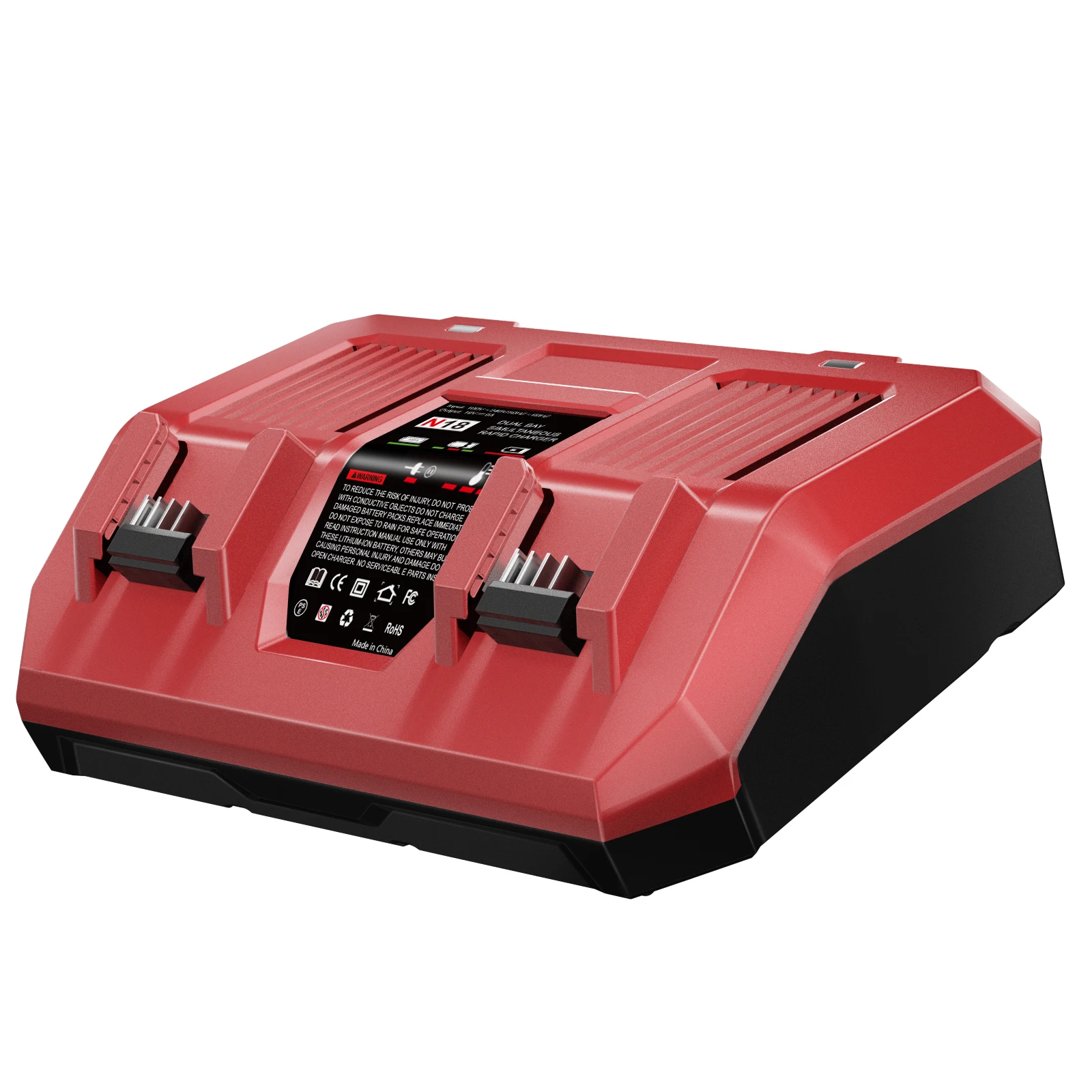 For Milwaukee M18 Battery Dual 6A Charger 18V For Milwaukee M18B5 XC Li-ion battery 48-11-1815 48-11-1850 2604-22 2604-20