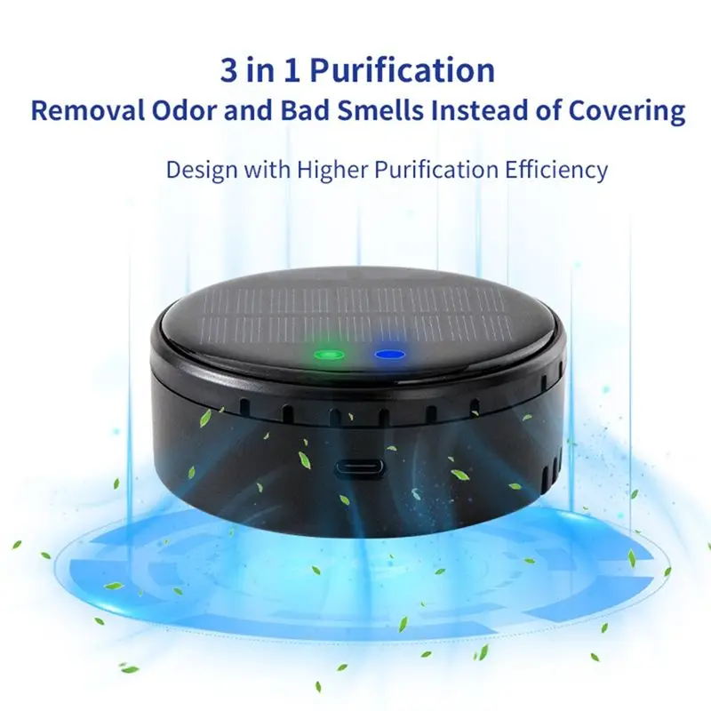 AB56-Car Air Purifier Removes Odors, Formaldehyde, And Dust, With USB Plug In For Convenient Use And No Consumables Required