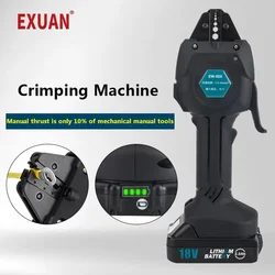 Terminal Crimping Machine EW-50X Electric LED Lighting Cold Wire Crimp Terminal Pre Insulated Tube Type Straight Crimping Pliers