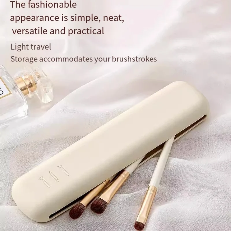 Custodia per pennelli cosmetici in silicone Custodia per pennelli per trucco da viaggio Custodia portatile impermeabile per spugna per trucco Strumenti di bellezza