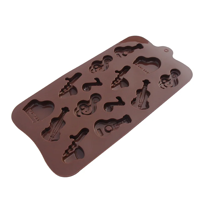 Musical Instrument Candy Chocolate Mold Silicone Mould Baking Tool