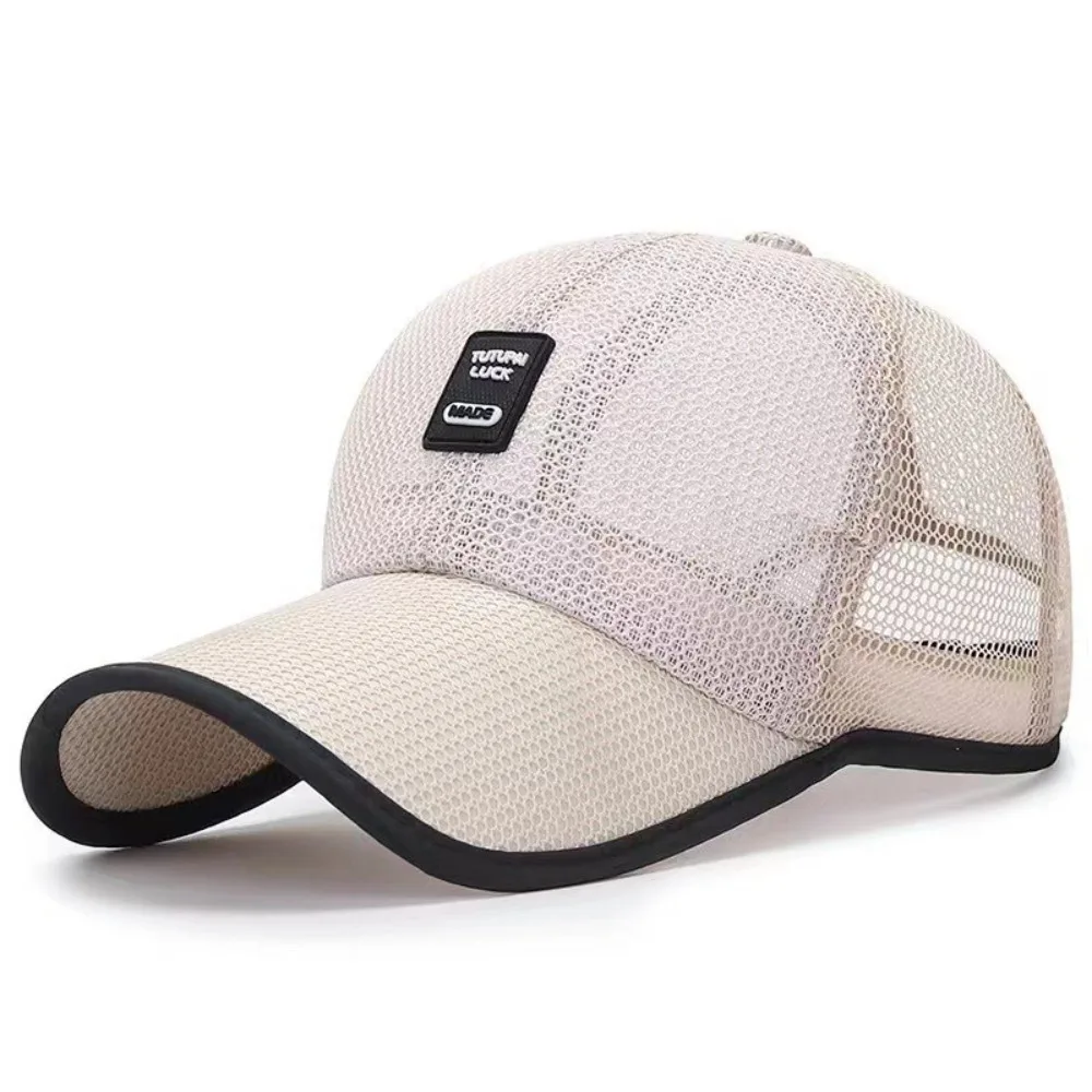 Fashion Breathable Baseball Cap Snapback Closure Unisex Baseball Hat Fishing Hats Summer