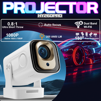HY260 PRO Android Projector 4K Android 11 Native 1080P Dual Wifi6 BT5.0 Cinema Outdoor Portable Projetor