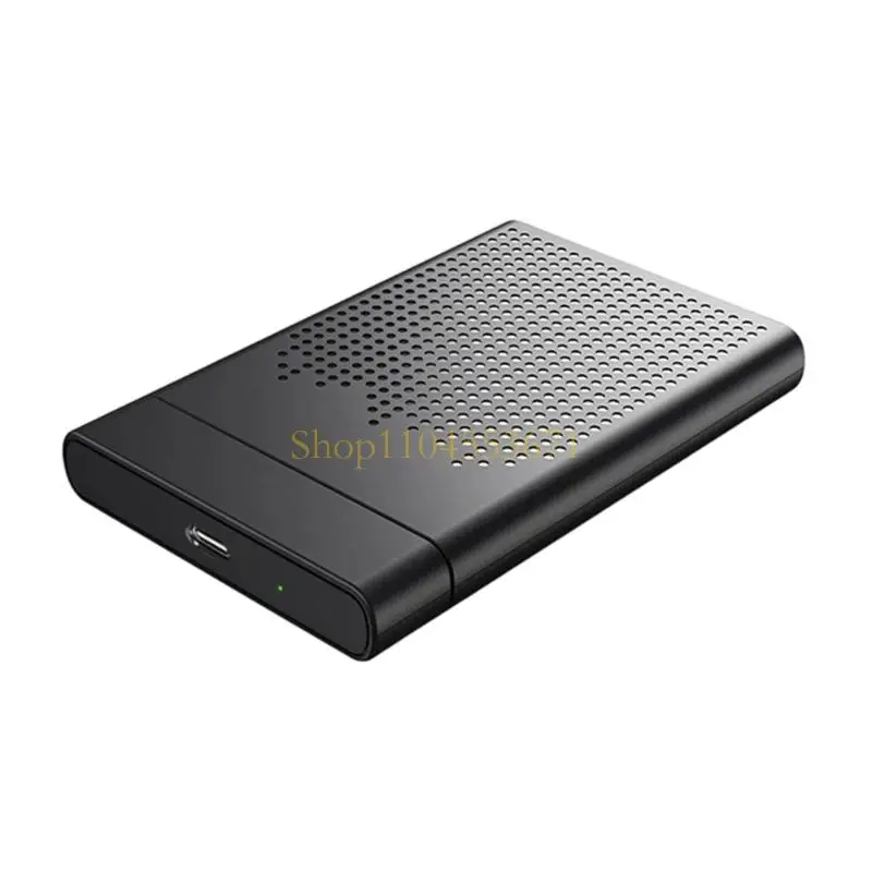 Best Seller 2.5in Mechanical Hard Drive Enclosure, Black Perforated Shell for Home File Storage, Study Transfer, and Office Use