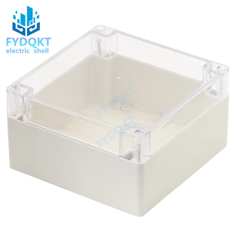 1pcs 160x160x90mm ABS Power junction box fixture box plastic transparent casing instrument outdoor waterproof cable housing