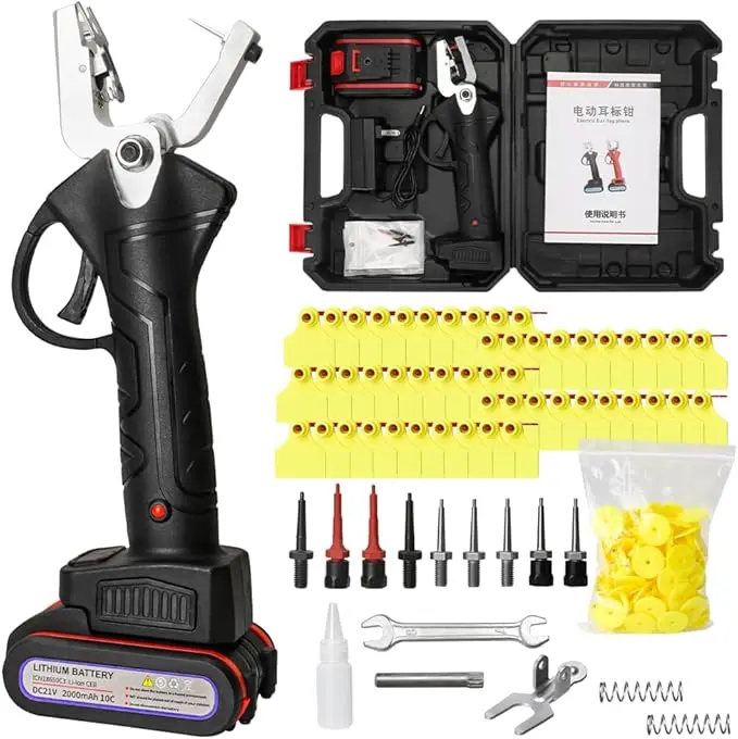 

Electric Tagging Tool with 10pcs Tagging Needles & 100 Tags (Numbers 1-100)