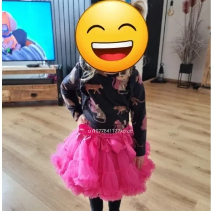 Saia de balé infantil nuvem suporte 30cm curta menina vestindo saia de princesa lolita super top versátil saia diária desossada
