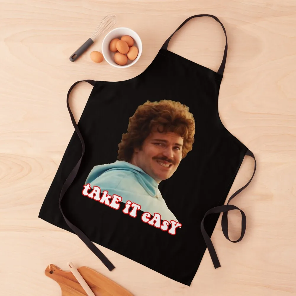 

take it easy- nacho libre Sticker Apron Household Items Useful Kitchen Tools Apron