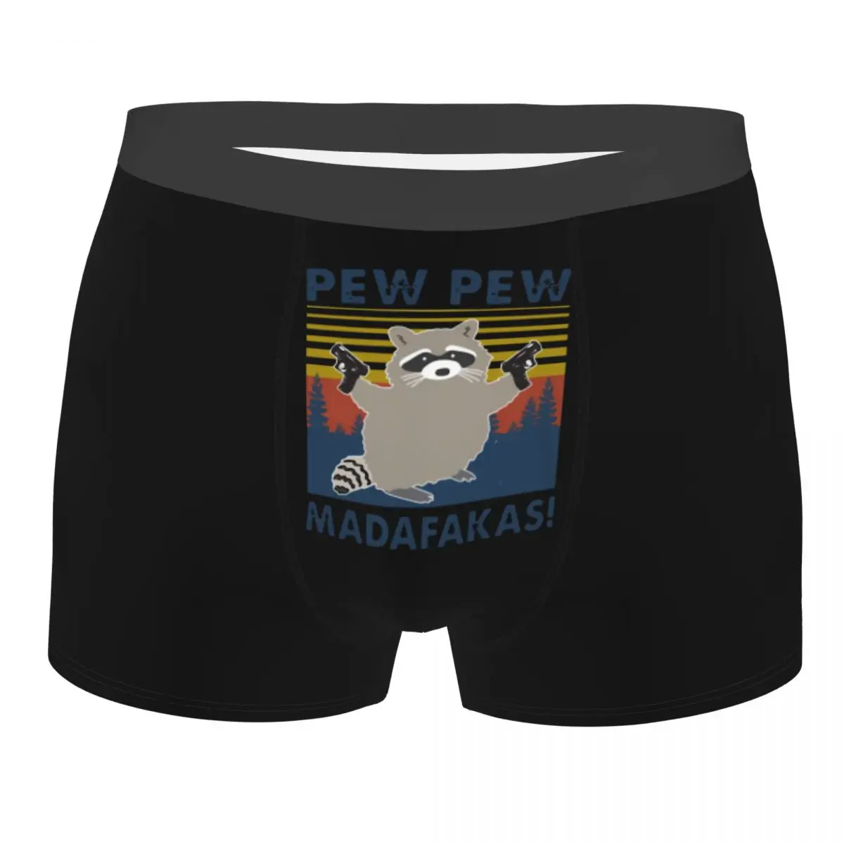

Custom Raccoon Pew Pew Madafakas Boxer Shorts For Men 3D Print Underwear Panties Briefs Breathable Underpants