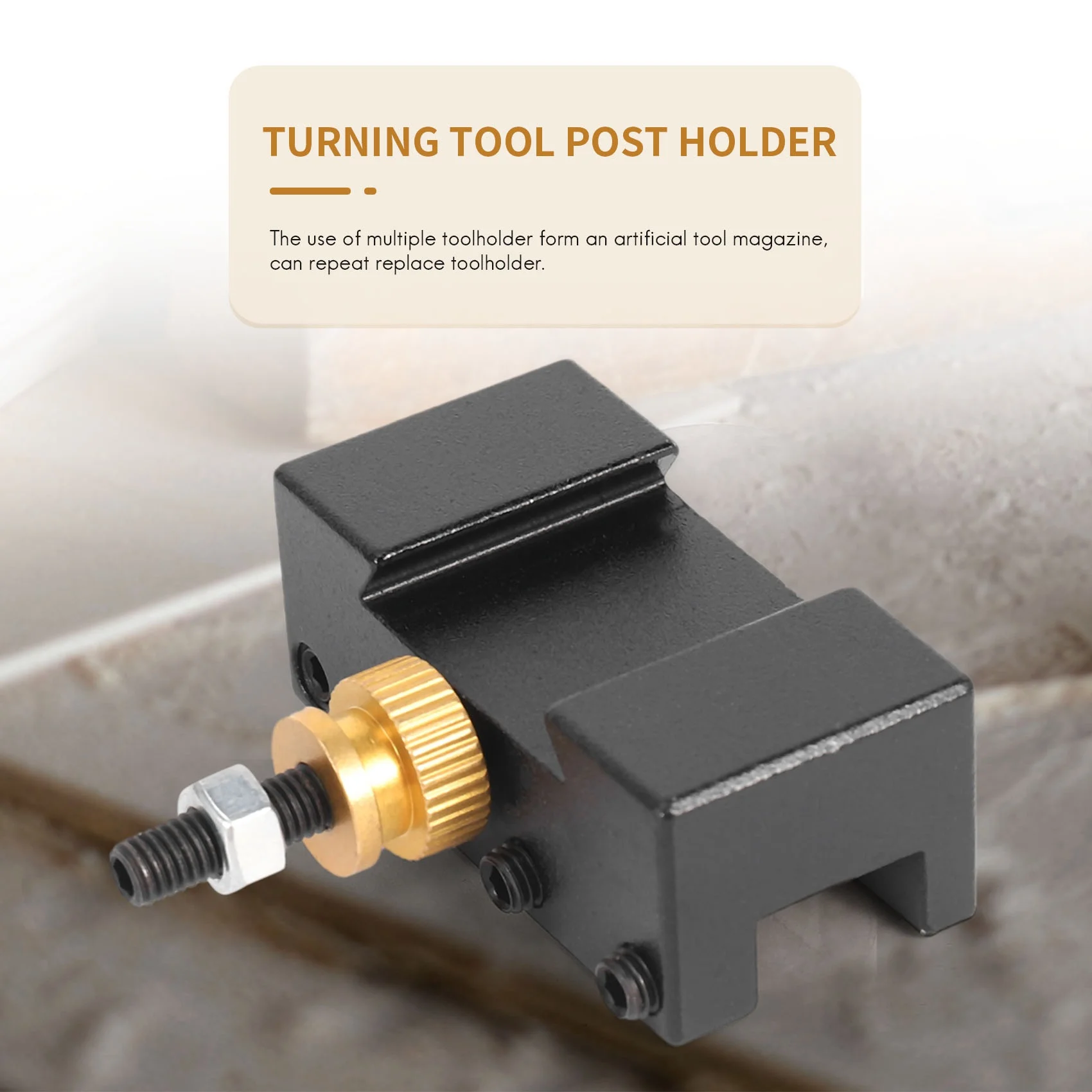 AA05 3 قطع مخرطة صغيرة أدوات التغيير السريع مجموعة حامل البريد (1/4-1/2 بوصة)، مجموعة حامل مملة/تحول/واجهة باستخدام الحاسب الآلي #1