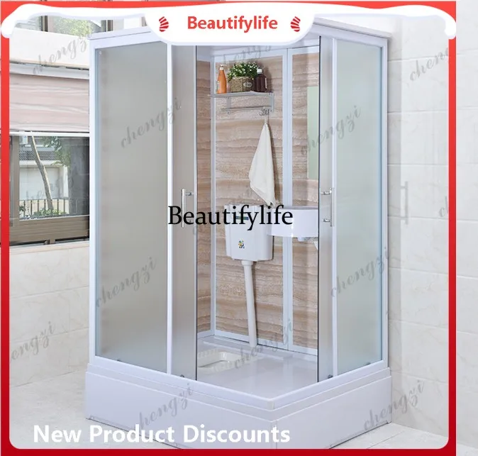 

H Integral shower room Integral bathroom Household dry and wet separation bathroom