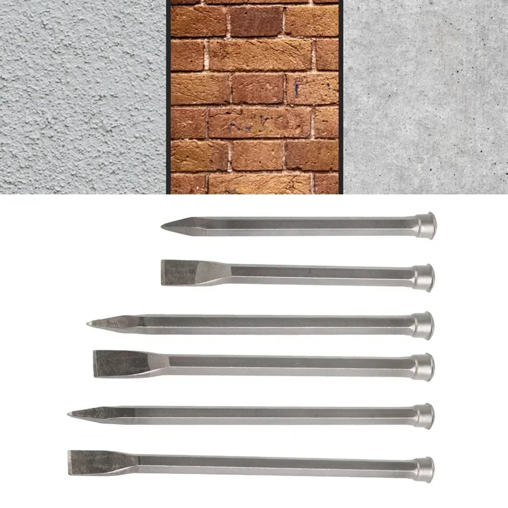 1pc Hard Alloy Stone Carving Chisel High Hardness Precise Cuts Smooth Lines Tool 250*17mm Chromium Vanadium Alloy Steel Chisel