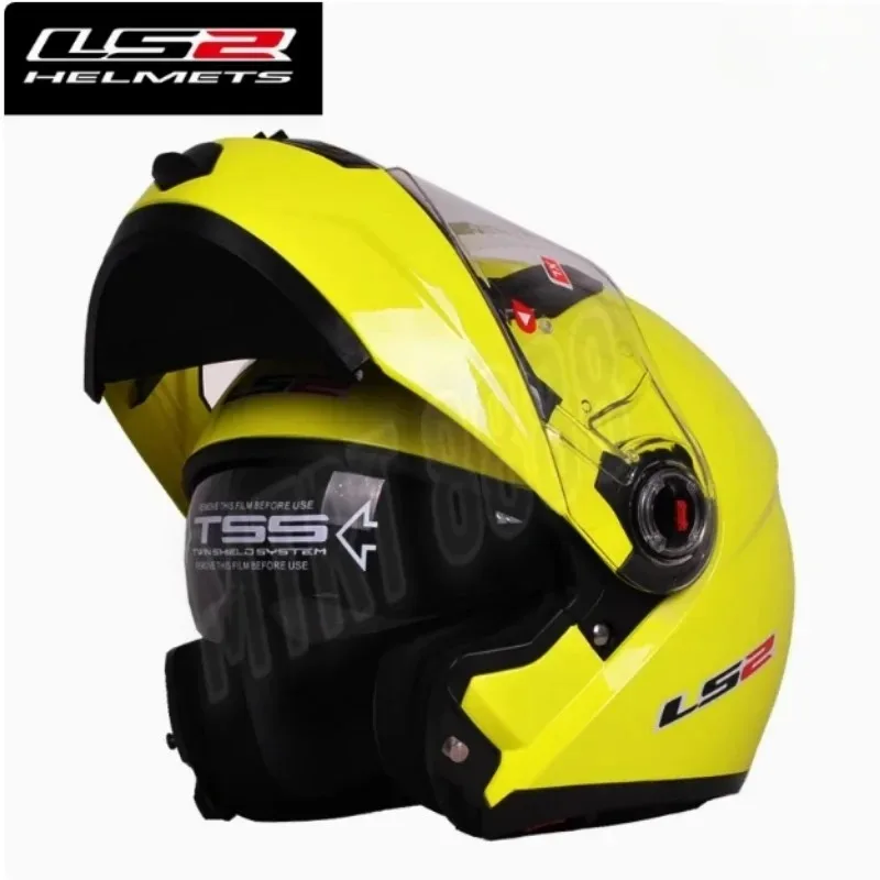 LS2  Flip Up Module Motorcycle Helmet Men and Women Adventure Racing Helmet Sport Running Full Face Moto Helmet Casque Moto