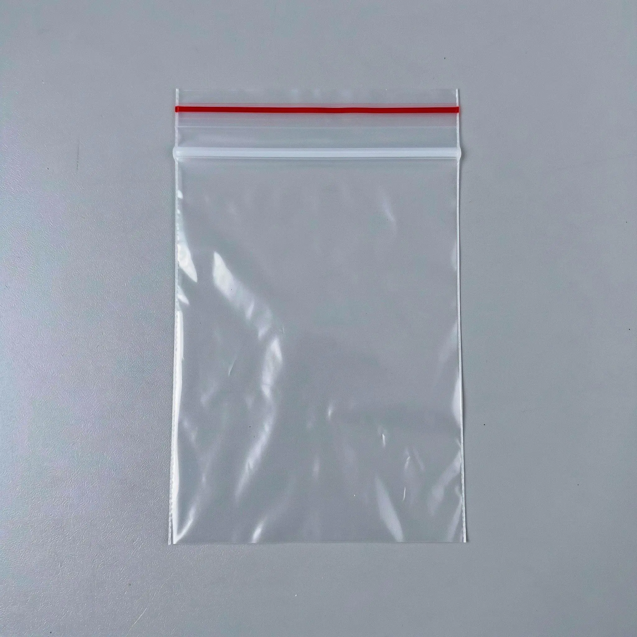 100Pcs Self-Adhesive Sealing Bags 11x16cm Transparent Resealable Zip Zipper Storage Bags Strong Durable Sealed Bag for Home