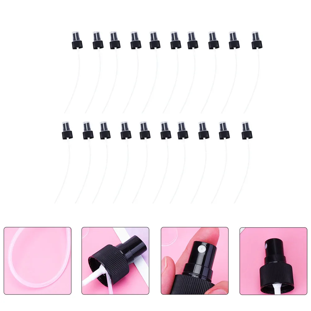 

20 Pcs Spray Heads Fine Mist Nozzle Bottles Replacement Plastic Lotion Dispenser Durable Material Gardening Supplies