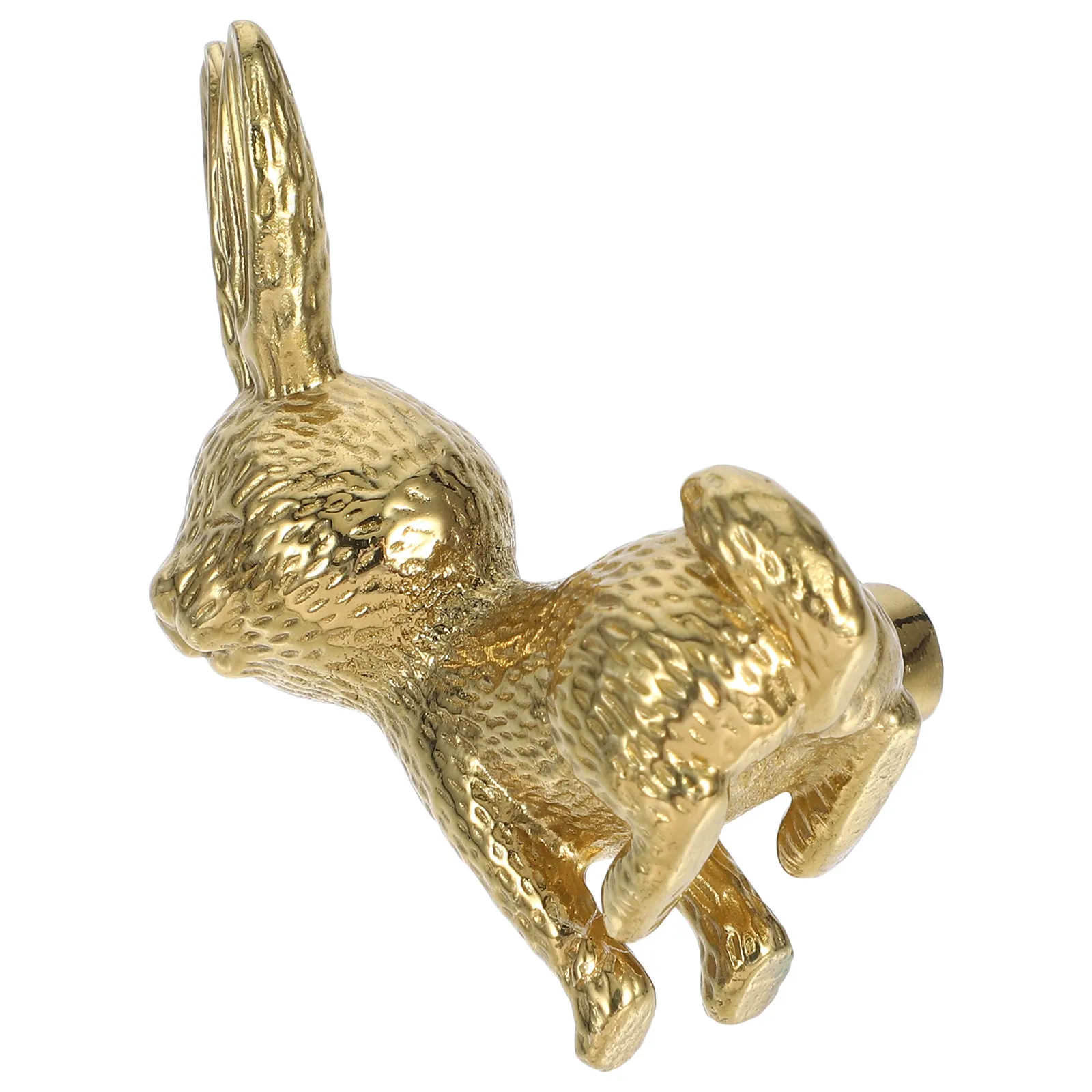 Brass Bunny Drawer Handles Gold Copper Cute Cabinet Knobs Nursery Dresser Pulls Animal Knobs Home Accessories Rabbit Figurines
