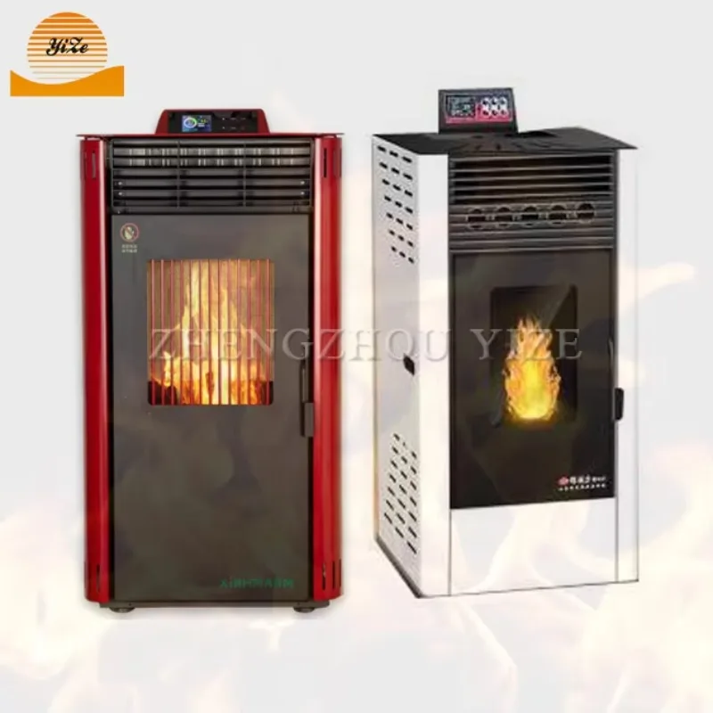 

【Best-selling】Commercial Energy Saving and Environmental Pellet Heating Furnace Household Automatic Protection Smokeless Real Fi