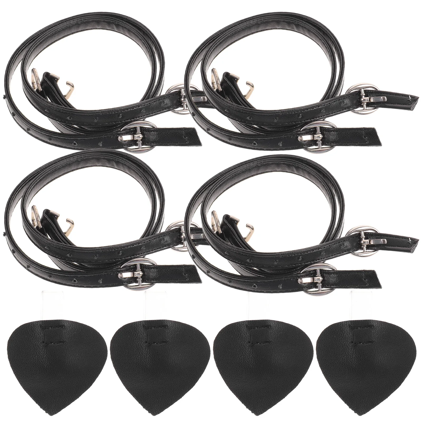 

4pcs Adjustable Straps Female High Heel Band Replaceable Ankle Support Shoe Strap For Heel Pain Blisters Protection Daily Use
