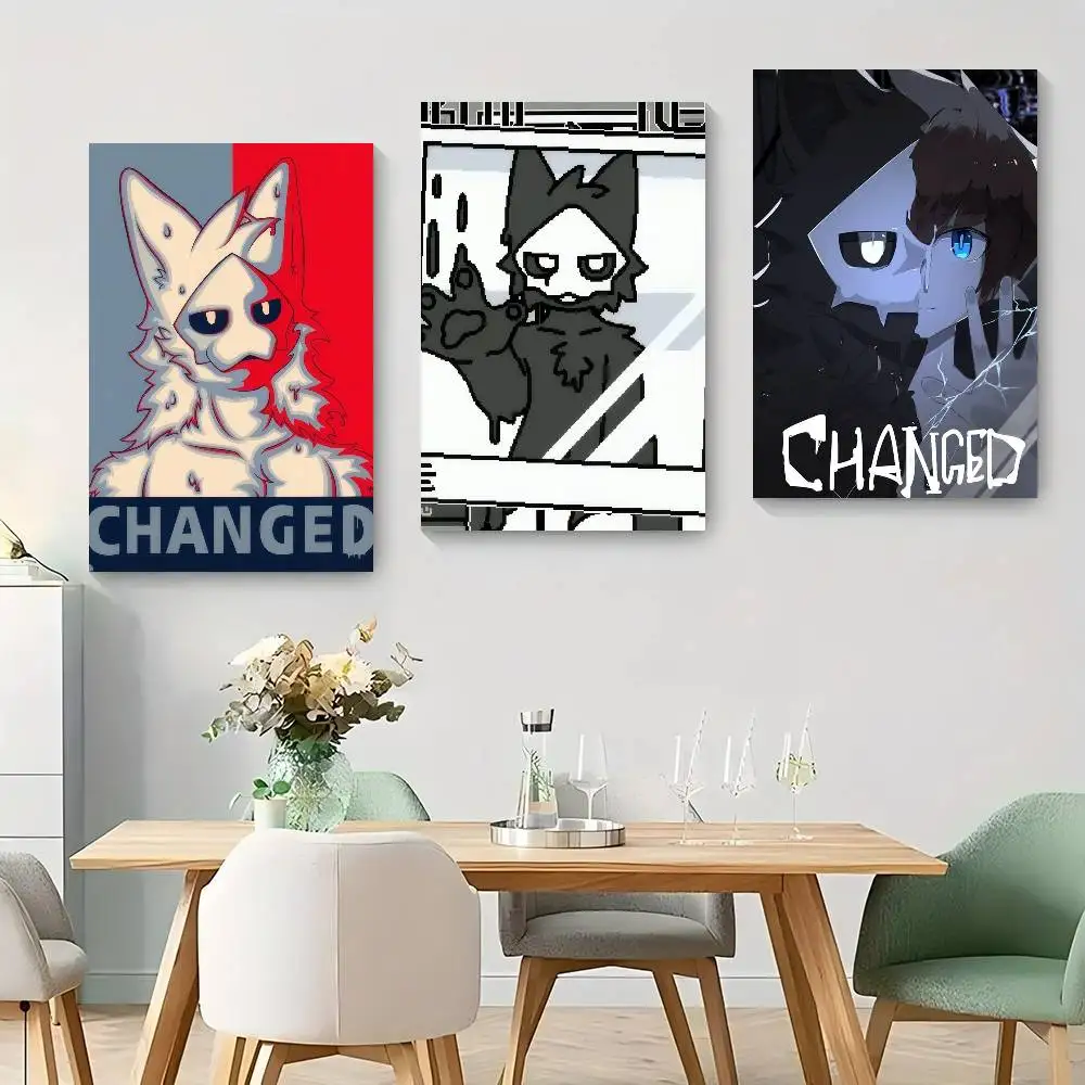 Changed Puro Game  Classic Vintage Posters Whitepaper Prints Posters Artwork Kawaii Room Decor