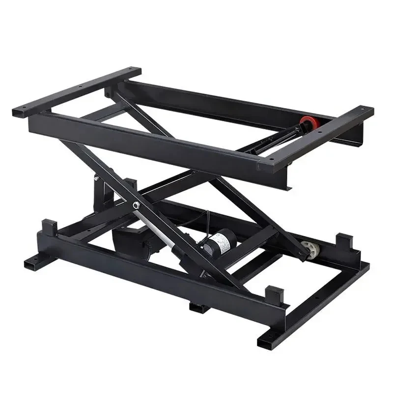 300kg Motorized Coffee Table Dining Table Converter 24V Wired Remote Lifting Hardware Folding Iron Frame