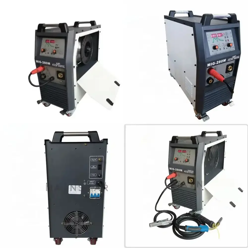 Double Pulse MIG Welder for Aluminum Welding Machine 220V Multivoltage MIG Welder for Aluminum 280A Inverter Welding Machine