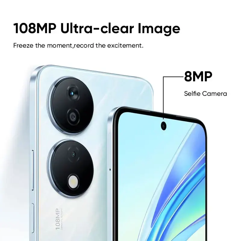 2024 New HONOR X7b 5G Smart phone MediaTek Dimensity 6020 6.8 inches 90Hz Refresh Rate Display 6000mAh Battery 108MP Camera 7b 7