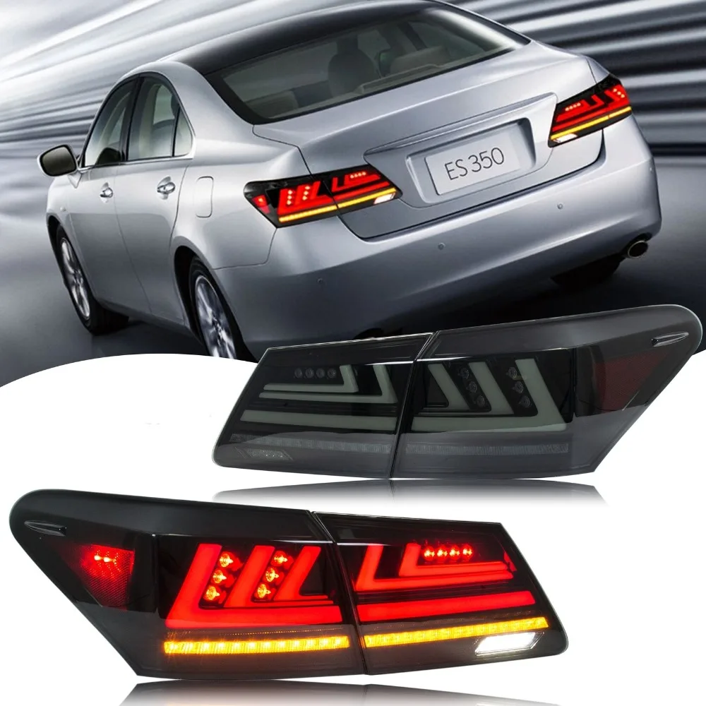 LED Tail Lights for Lexus ES350 2007-2012 ES330 Sequential Animation Rear Lamps