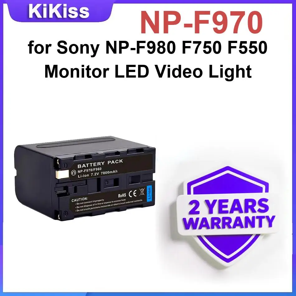 NP-F970 Batteries For Sony NP-F980 F750 F550 7800Mah High-Performance Camera Battery