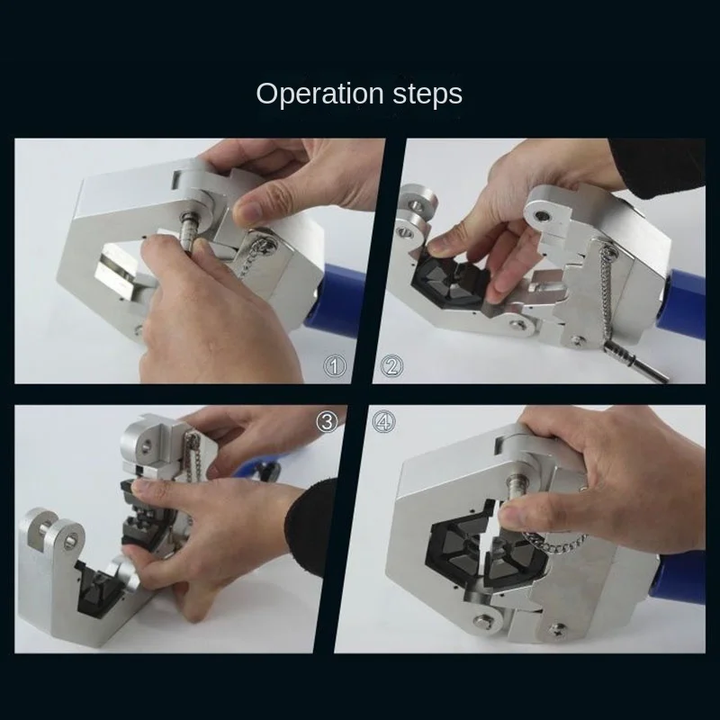 8480 808080 Useful 8T Manual Hydraulic Air Conditioning Pipe Crimping Tool Automobile A/C System Hose Repair Mach