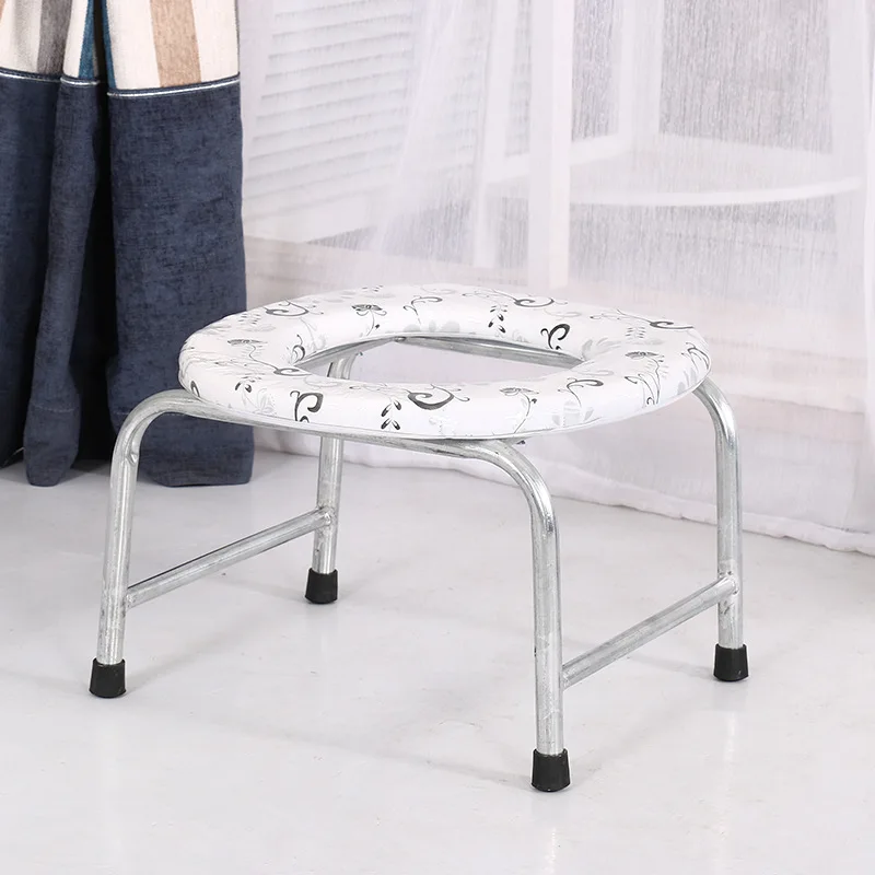 

Customizable non-folding toilet chair home mobile