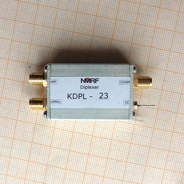 10MHz and 650-2400MHz duplex filter, including bias power supply, SMA interface