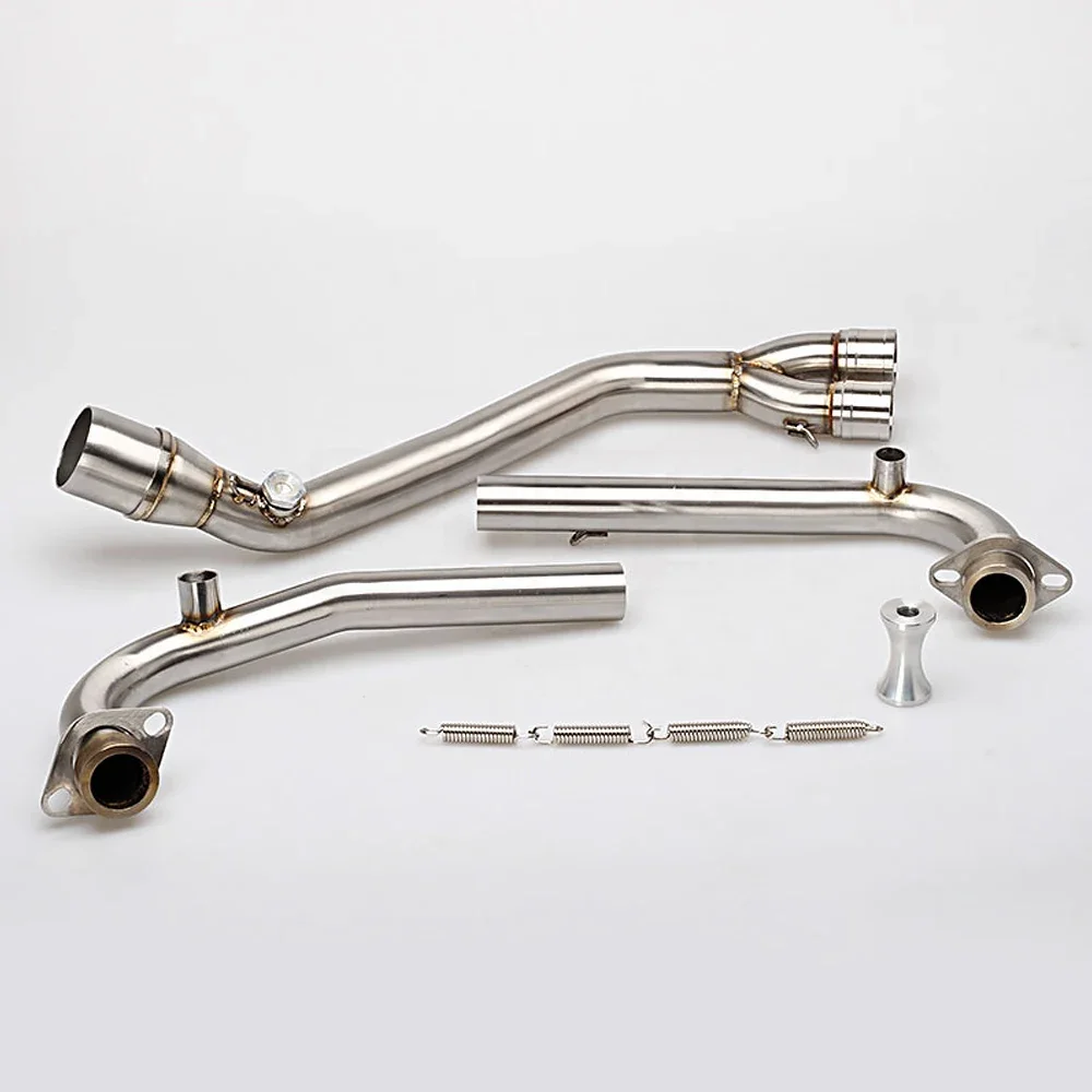 Motorcycle For Yamaha TMAX 530 TMAX 500 2008 to 2016 TMAX 530 Exhaust Muffler Middle and Front Link Pipe Slip-on