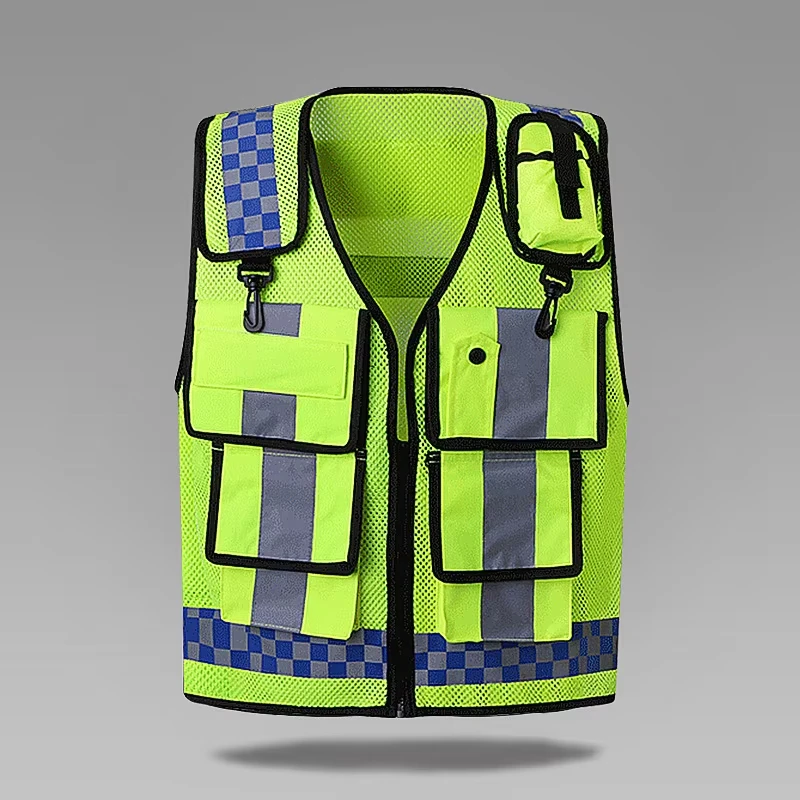 Adjustable Breathable Mesh Work Uniform Comfortable Professional Workwear for Daily Use, Durable Breathable Work Clothes Vest