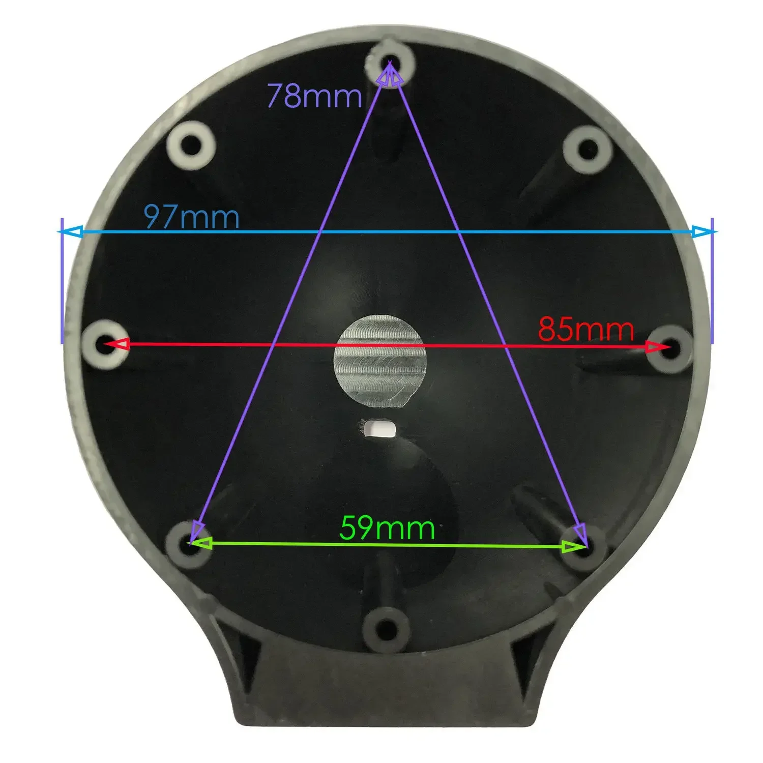 Car Audio Speaker Three-way Speaker Bracket 3.5-inch Mid-range Speaker Base Free of Inverted Mold Non-destructive Bracket