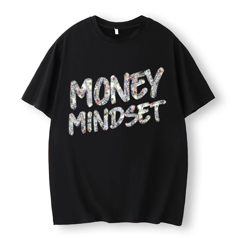 Money Talk Oversized T-Shirt, Dollar Bill, Wealth Mindset Lover, Financial Freedom Top, Money Meme Shirt, Harajuku Top, Unisex