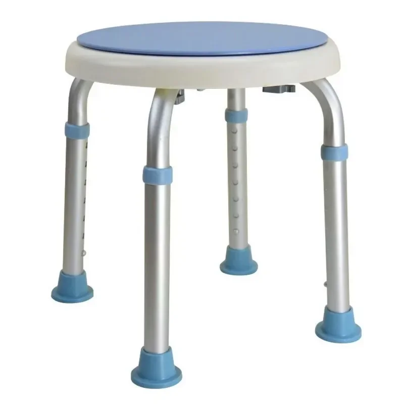 Adjustable Aluminum Alloy Bath Stool for Elderly Non Slip Shower Chair Bathroom Safety Seat for Disabled Persons Toilet Aid