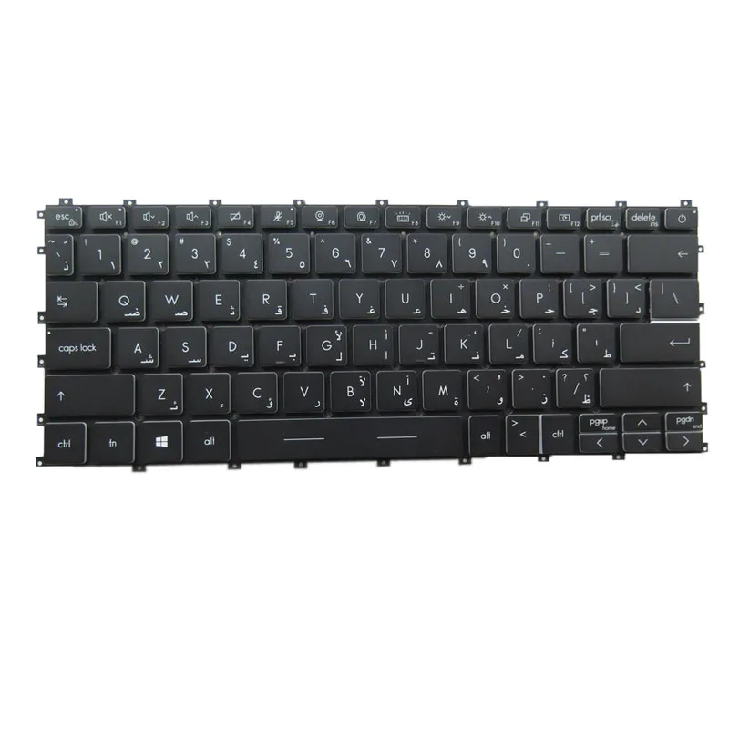 Black/White Backlit Keyboard For MSI V195422AK1 AR S1N-1EAR2G1-SA0 S1N1EAR2G1SA0 V195422BK1 S1N1EAR3E1SA0 Arabia AR No Frame New