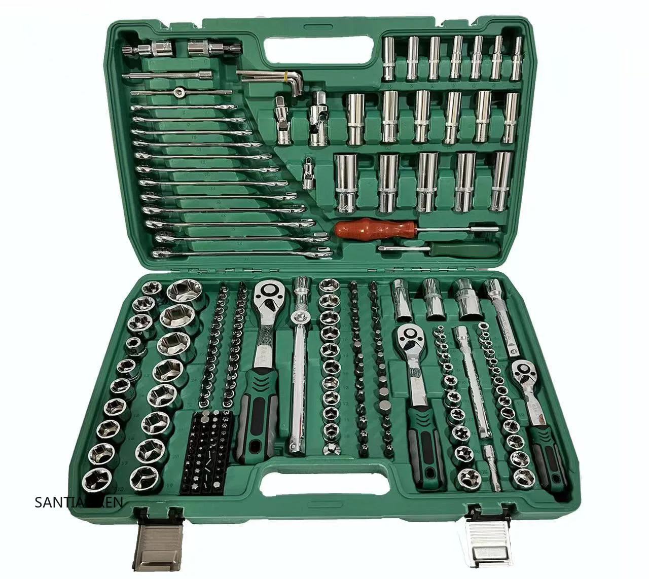 

2025Automotive Repair Tools Auto Repair Socket Set Wrench Set 61 Pieces Size Flying Socket Ratchet Wrench Tool Set
