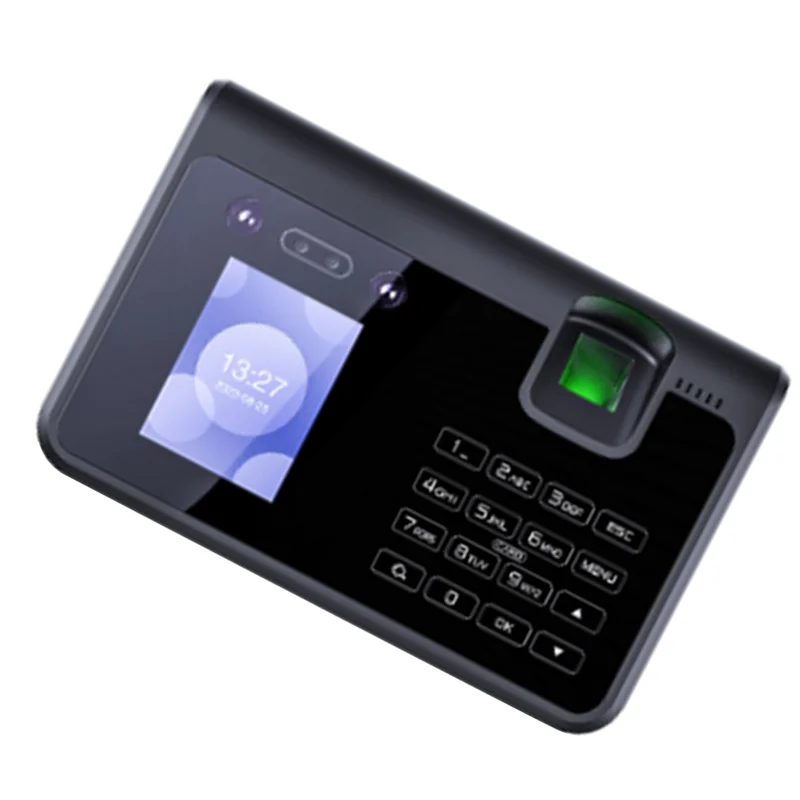 เครื่องบันทึกเวลาทำงานด้วยไบโอเมตริกซ์ขั้นสูง A72T พร้อมระบบจดจำใบหน้าและฝ่ามือ รุ่นปลั๊ก EU