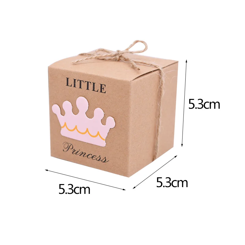 Mini Pillow Shape Candy Boxes Kraft Paper Box DIY Craft Gift Box Bag Wedding Favors Birthday Xmas Thank You Packaging Supplies