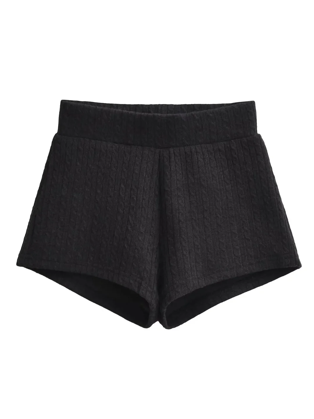 

Брюки женские трикотажные с высокой талией, свободного кроя, осенне-зимние, повседневные, широкие, базовые