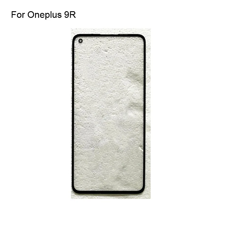 For Oneplus 9R Outer Glass Lens For One plus 9 R Touchscreen Touch screen Outer Screen Glass Cover without flex