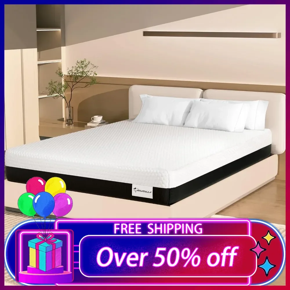 8 Inch Full Size Mattress Kids Bed,Suitable for Indoor, Camper/RV, Travel, Guest Room,Improved Sleep and Pressure Relief