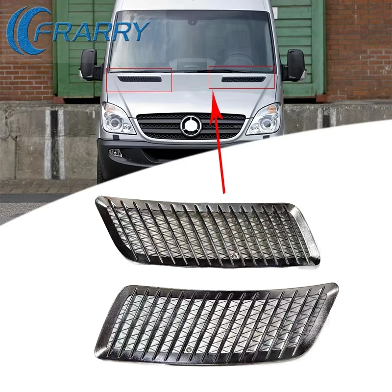 

Frarry- Hood Upper Vent Grille Trim 9068360718 9068360918 For Mercedes-Benz sprinter W906 2006-2018