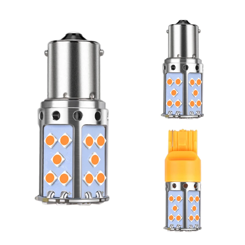 

Светодиодная лампа 3030 35SMD Canbus Светодиодная лампа для автомобильных указателей поворота Янтарное освещение 12 В 24 В