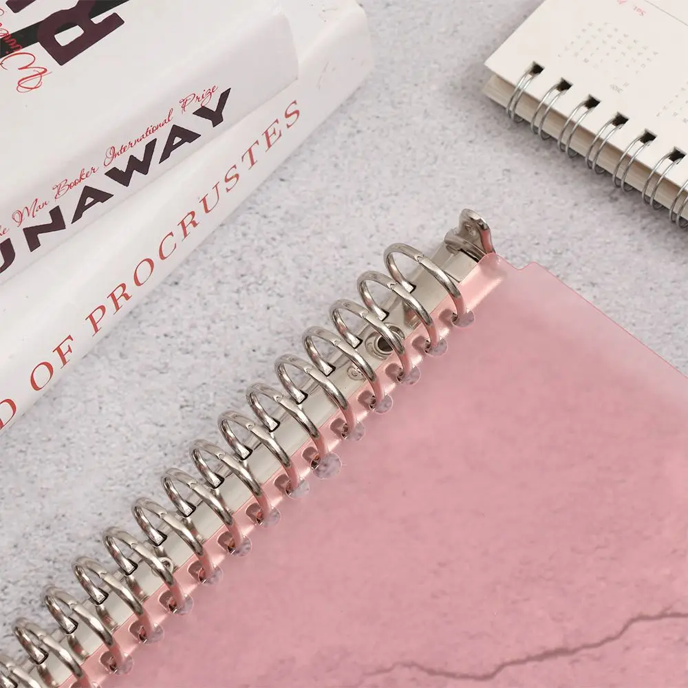 New Office Supplies Notepad Metal Refillable Ring Binder Binder Clip Notebook Binding Hoops Loose-leaf File Folder