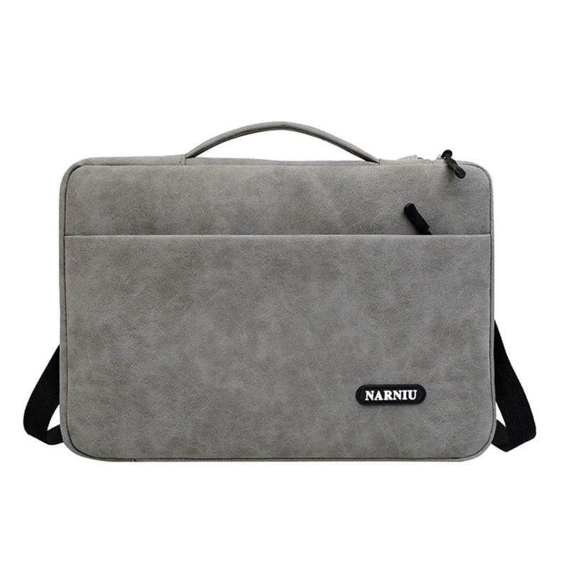 PU Laptop Bag Carrying for Case 12 14 16 inch with Shoulder Strap Business Handb