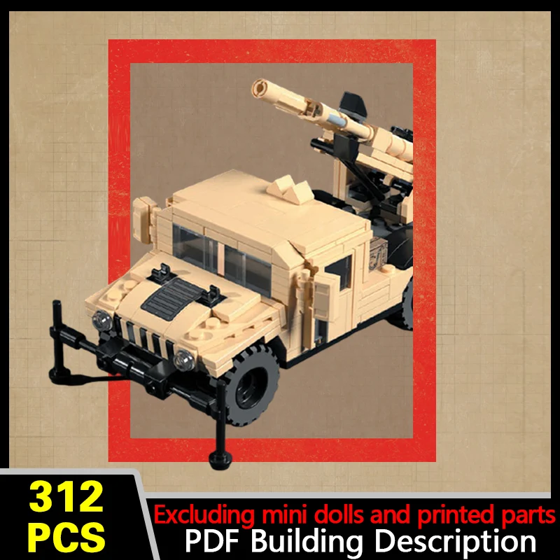 2-CT Mobile Howitzer System Model MOC Building Bricks War Equipment Modular Technology Gifts Holiday Assemble Children Toys Suit
