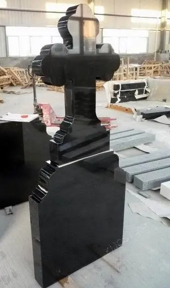 Customization  Style Natural Stone Granite Tombstones Marble Headstones Monuments for Cemetery Handmade Polish Statues