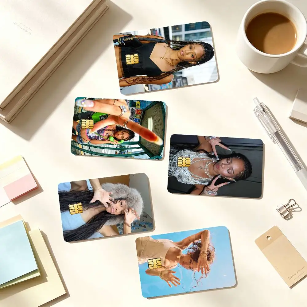 M-Manon Katseye G-Global Pop Credit Card HD Stickers Small Chip Waterproof Sticker Game Card Decal Gift
